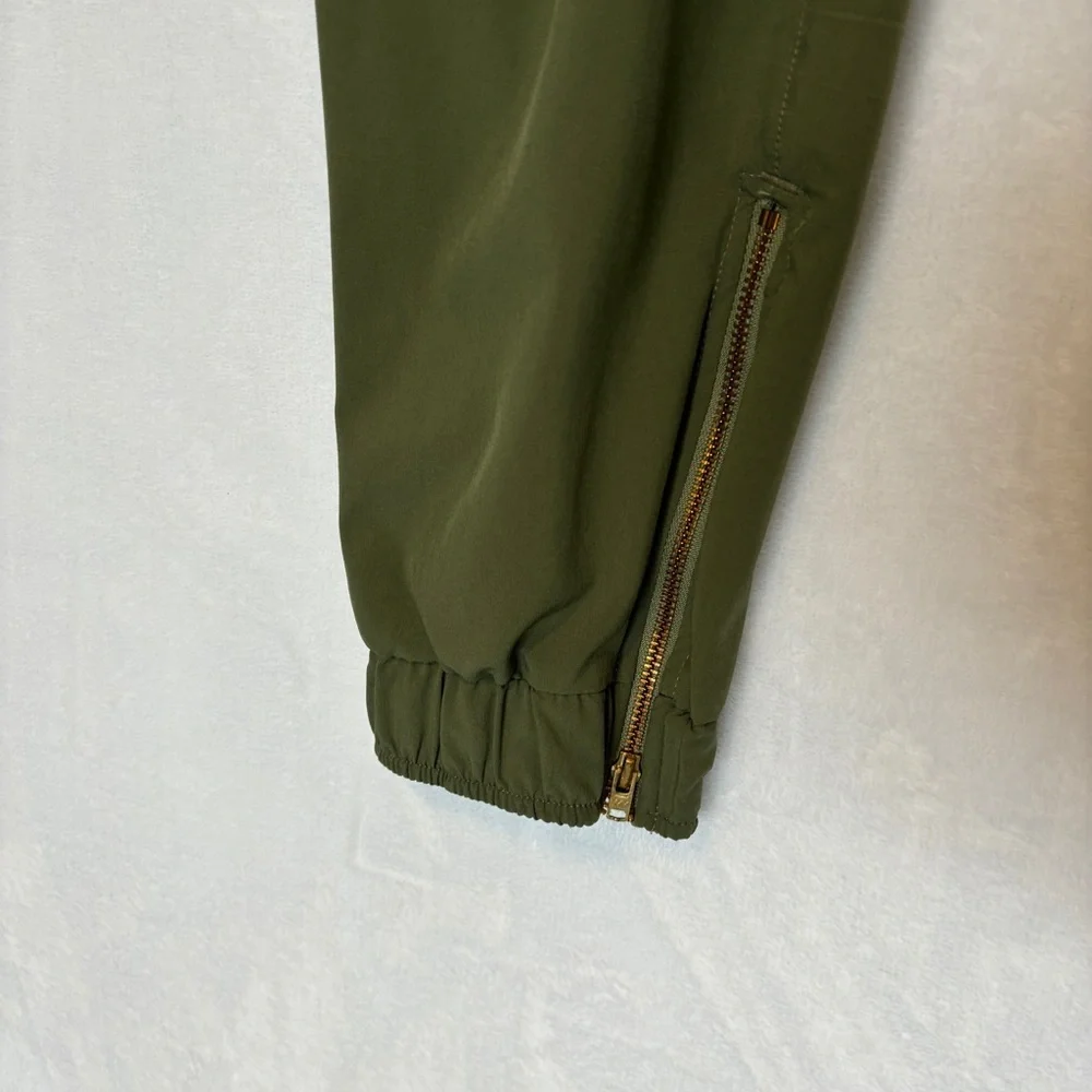 Albion Fit‎ women green jetsetter casual athletic pull on joggers size small